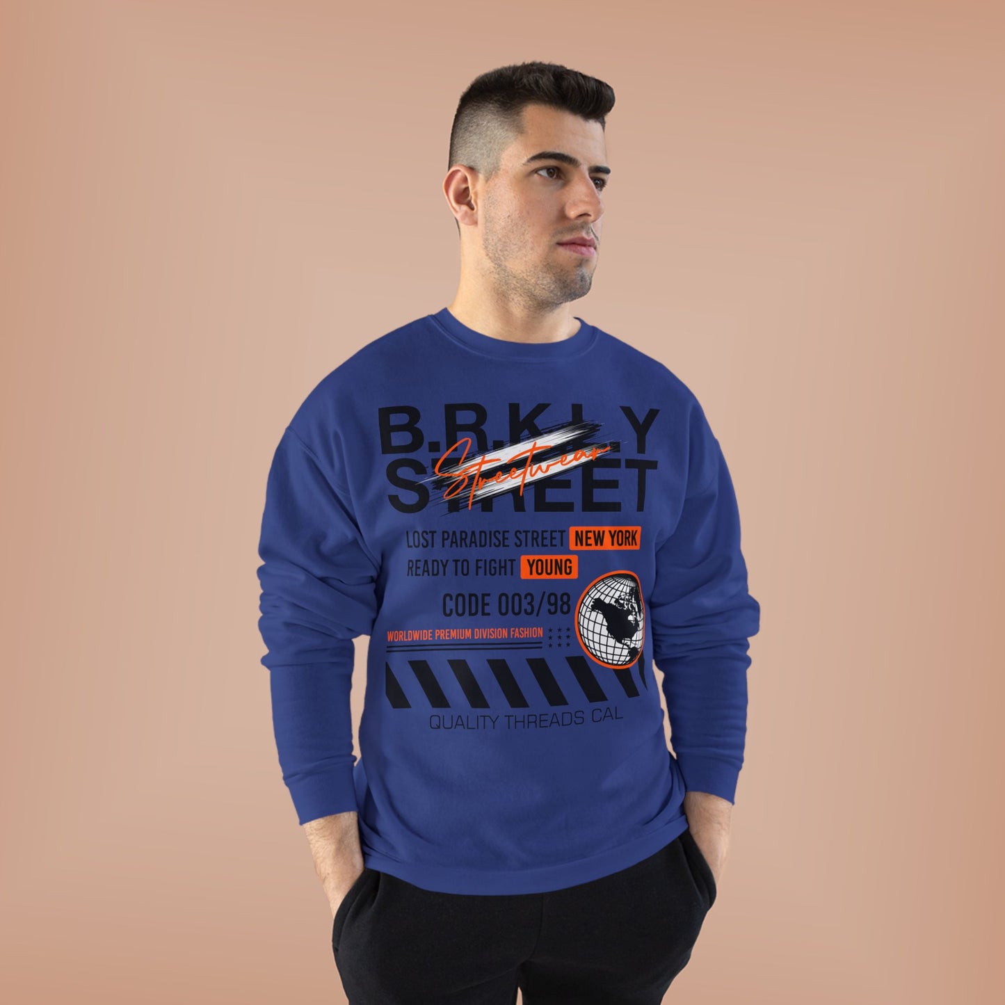 Vintage New York Graphic EcoSmart Crewneck Sweatshirt - Unisex