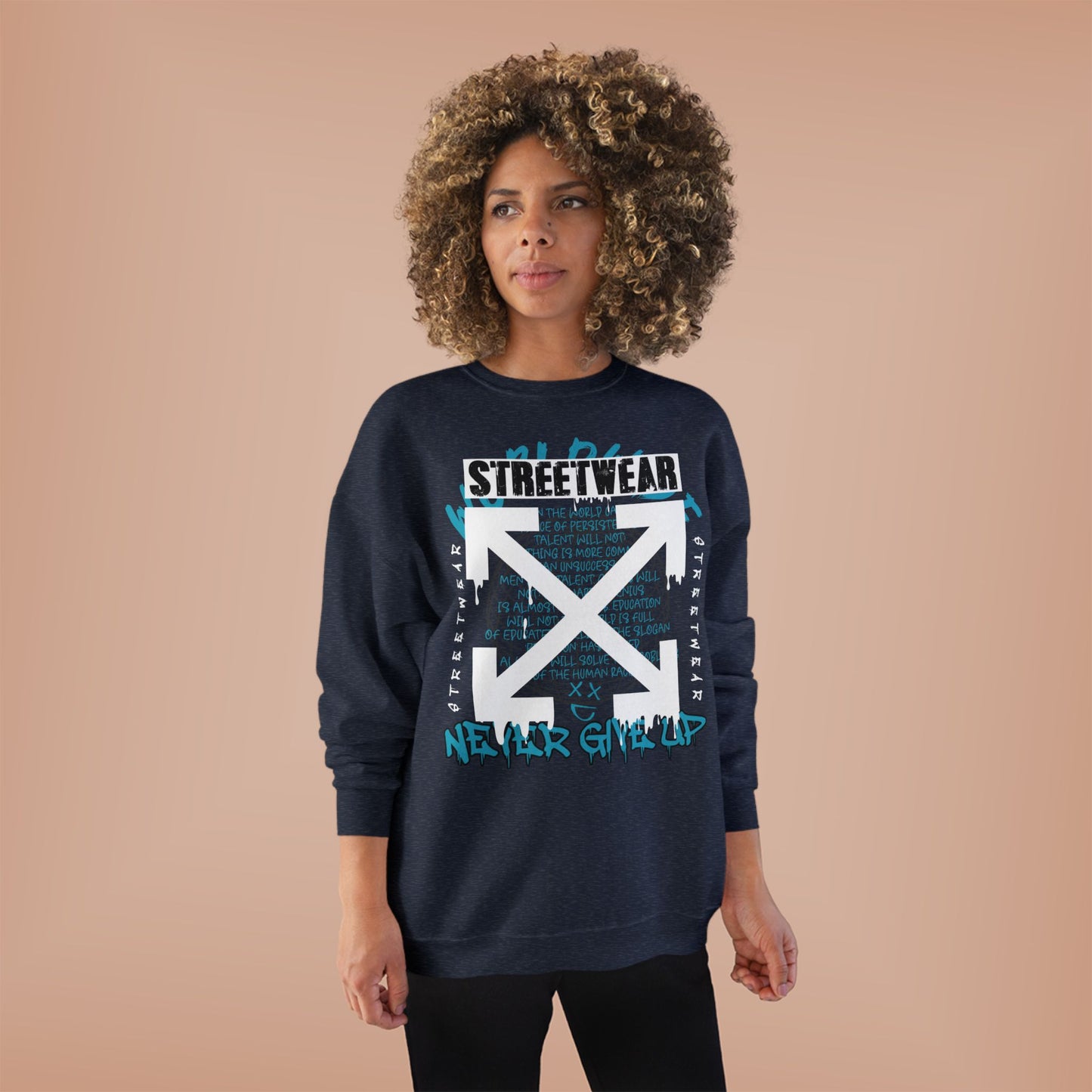 Streetwear Graphic EcoSmart Crewneck Sweatshirt - Unisex Casual Fashion