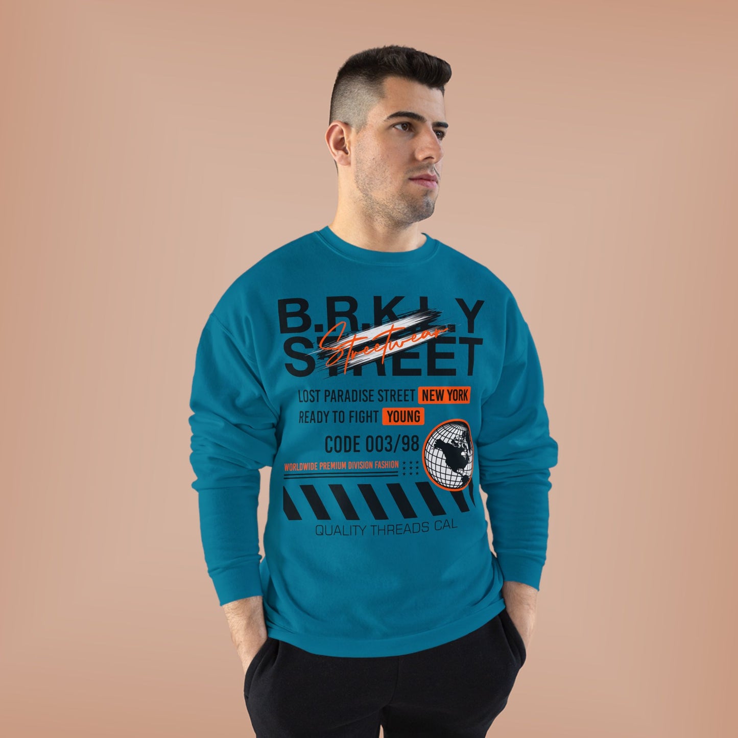 Vintage New York Graphic EcoSmart Crewneck Sweatshirt - Unisex