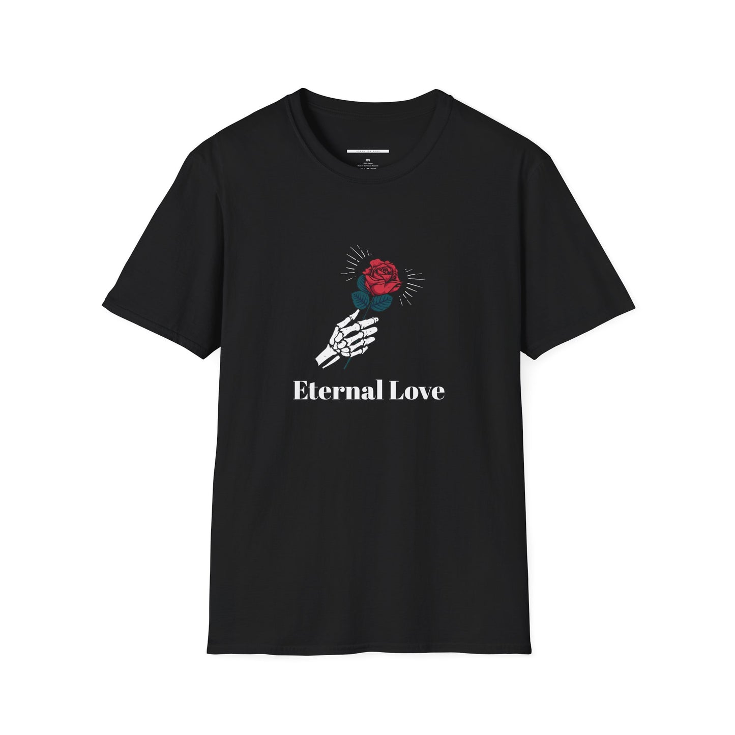 Eternal Love Skeleton Rose Unisex T-Shirt