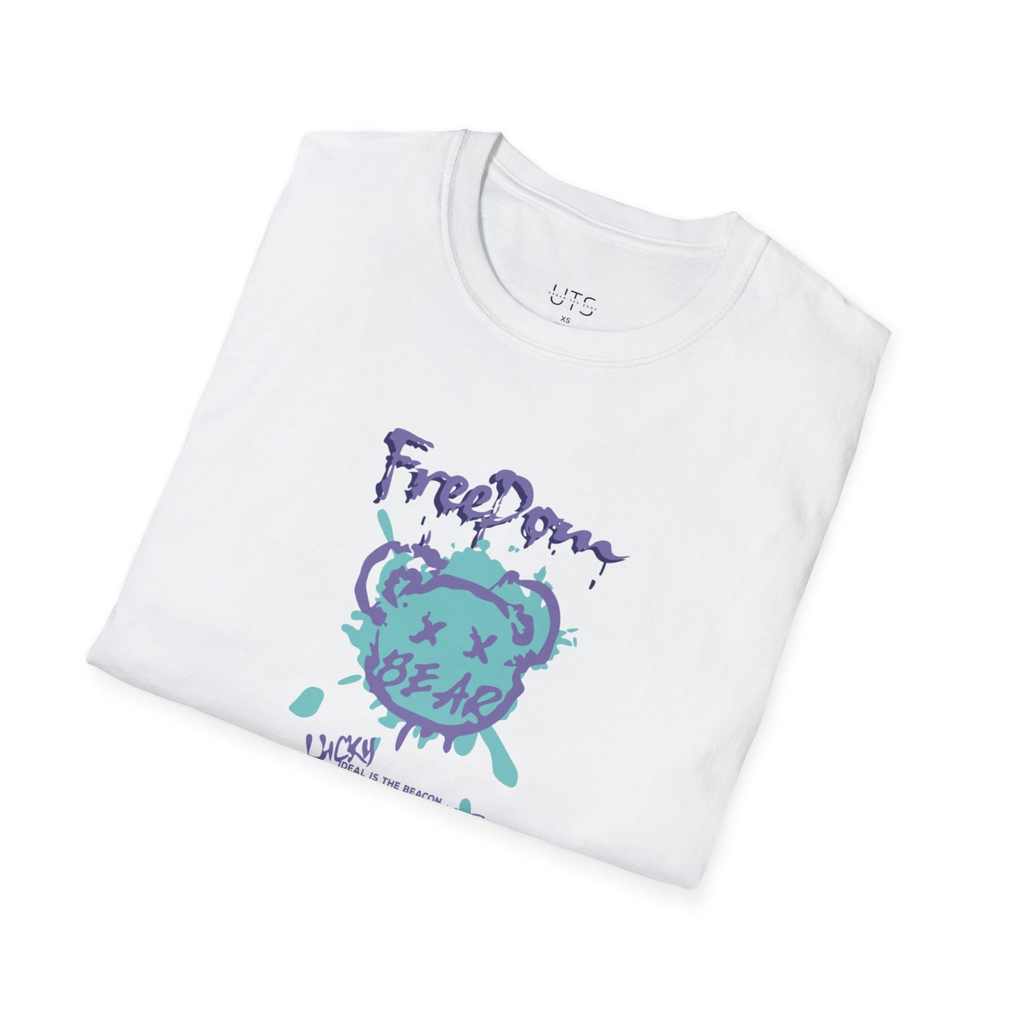 Freedom Bear Unisex Softstyle T-Shirt - Fun Graphic Tee for Casual Wear