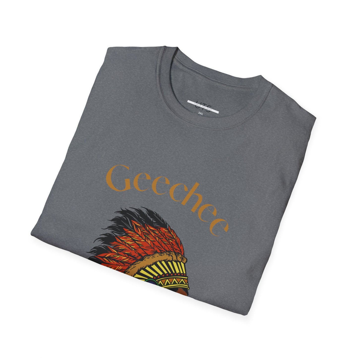 Geechee Culture Unisex Softstyle T-Shirt - Vibrant Blue Tee for Heritage Celebrations