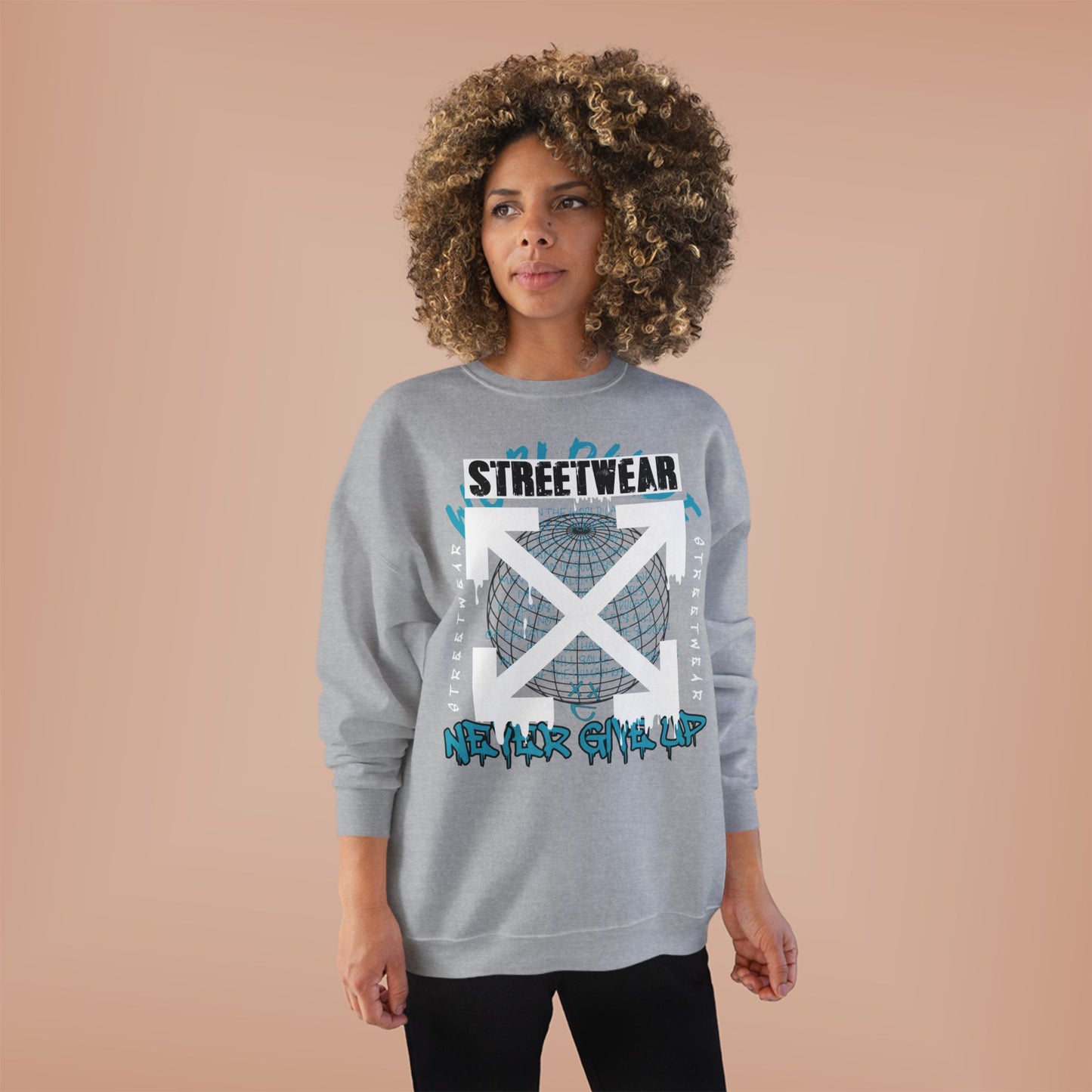 Streetwear Graphic EcoSmart Crewneck Sweatshirt - Unisex Casual Fashion