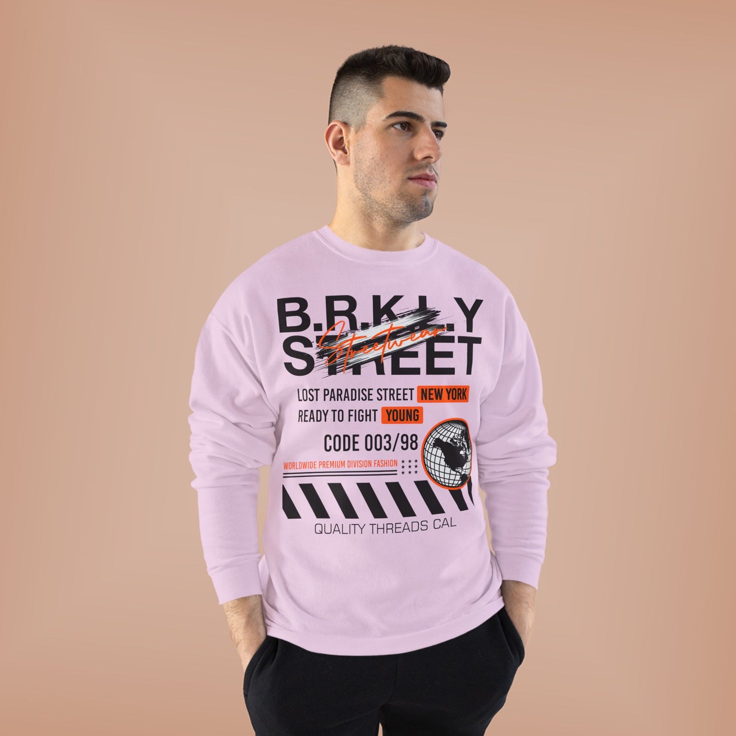 Vintage New York Graphic EcoSmart Crewneck Sweatshirt - Unisex