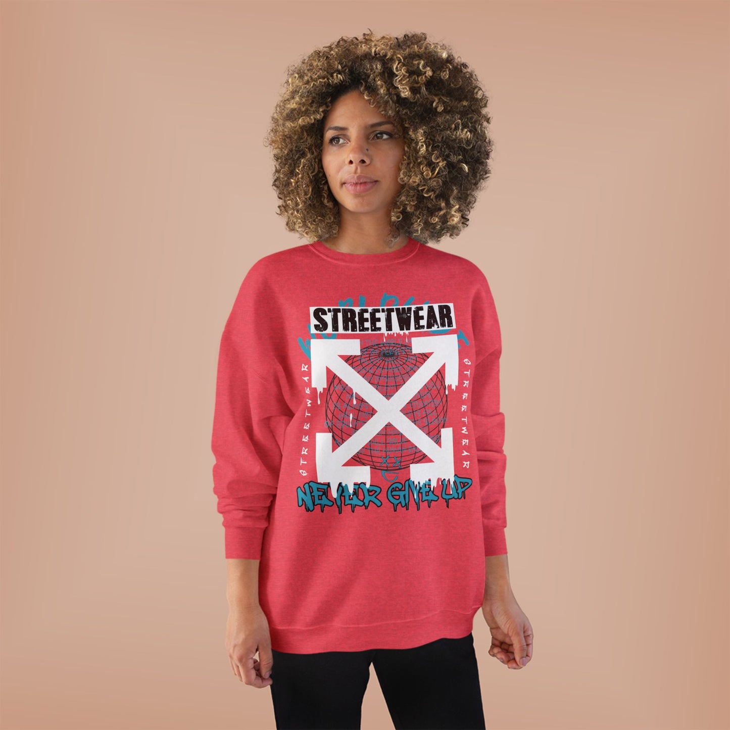 Streetwear Graphic EcoSmart Crewneck Sweatshirt - Unisex Casual Fashion