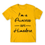 100% Himedere Gold Men's Tee for Anime, Dere