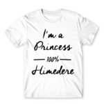 100% Himedere White Men's Tee for Anime, Dere