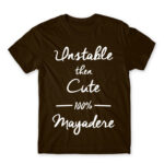 100% Mayadere Chocolate Men's Tee for Anime, Dere