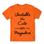 100% Mayadere Orange Men's Tee for Anime, Dere
