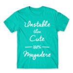 100% Mayadere Turquoise Men's T-shirt for Anime, Dere