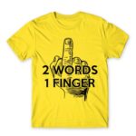 2 words Lemon Men's Tee for Funny, Sarcastic Humour