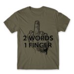 2 words Zinc Men's T-shirt for Funny, Sarcastic Humour