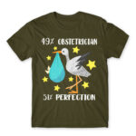 49% Obstetrician Army Men's T-shirt for Obstetrician, Work