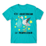 49% Obstetrician Atoll Blue Men's Tee for Obstetrician, Work