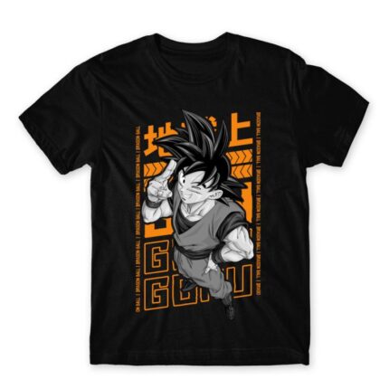 A Saiyan raised on earth Black Men's T-shirt for Anime, Dragon Ball