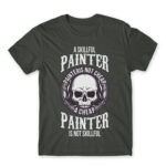 A skilful painter is not cheap Dark Grey Men's Tee for Painter, Work