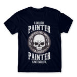 A skilful painter is not cheap Navy Men's T-shirt for Painter, Work