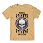 A skilful painter is not cheap Sand Men's Tee for Painter, Work