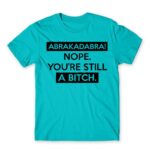 Abrakadabra Atoll Blue Men's Tee for Funny, Sarcastic Humour