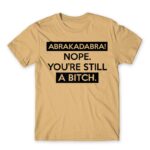 Abrakadabra Sand Men's Tee for Funny, Sarcastic Humour
