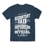 Accountant dad Denim Men's T-shirt for Accountant, Work