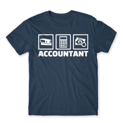 Accountant Denim Men's T-shirt for Accountant, Work
