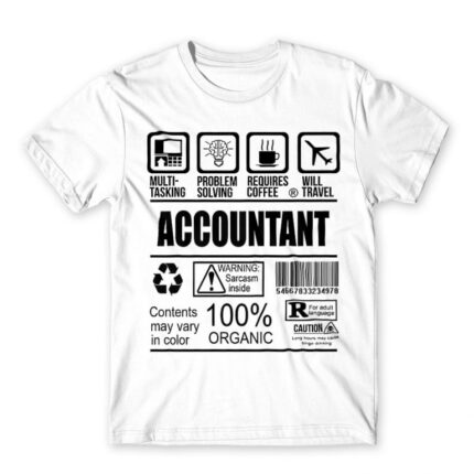 Accountant facts White Men's Tee for Accountant, Work