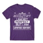 Accountant limited edition Dark Purple Men's T-shirt for Accountant, Work