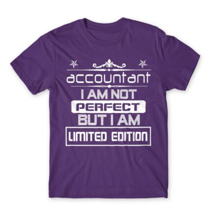 Accountant limited edition Dark Purple Men's T-shirt for Accountant, Work