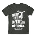 Accountant mom Dark Grey Men's T-shirt for Accountant, Work