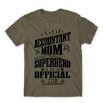 Accountant mom Zinc Men's Tee for Accountant, Work