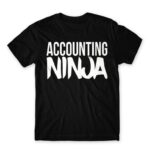 Accounting ninja Black Men's Tee for Accountant, Work