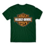 Adult Hillbilly Drivers Toys Bottle Green Men's Tee for Brand Parody, Funny