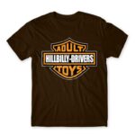 Adult Hillbilly Drivers Toys Chocolate Men's Tee for Brand Parody, Funny