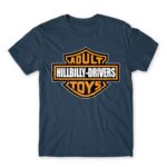Adult Hillbilly Drivers Toys Denim Men's T-shirt for Brand Parody, Funny