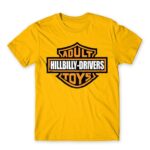 Adult Hillbilly Drivers Toys Gold Men's Tee for Brand Parody, Funny