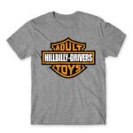 Adult Hillbilly Drivers Toys Grey Melange Men's Tee for Brand Parody, Funny