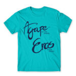 Agape on the streets Atoll Blue Men's T-shirt for Anime, Yurion Ice