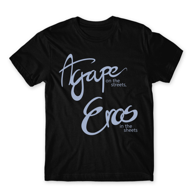 Agape on the streets Black Men's Tee for Anime, Yurion Ice