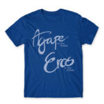 Agape on the streets Royal Blue Men's T-shirt for Anime, Yurion Ice