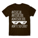 Ain’t I so cool? Chocolate Men's T-shirt for Antisocial, Funny