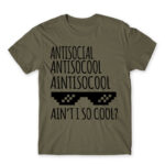 Ain’t I so cool? Zinc Men's T-shirt for Antisocial, Funny