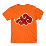 Akatsuki cloud logo Orange Men's Tee for Anime, Naruto
