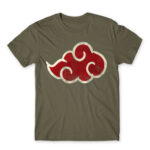 Akatsuki cloud logo Zinc Men's T-shirt for Anime, Naruto