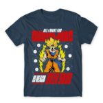 All I want for christmas is reach over 9000 Denim Men's Tee for Anime, Dragon Ball