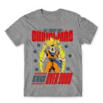 All I want for christmas is reach over 9000 Grey Melange Men's Tee for Anime, Dragon Ball