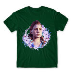 Aloy – floral frame Bottle Green Men's Tee