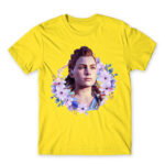 Aloy – floral frame Lemon Men's Tee