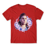 Aloy – floral frame Red Men's Tee