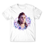 Aloy – floral frame White Men's Tee
